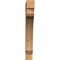 Ekena Millwork Legacy Block Rough Sawn Bracket, Western Red Cedar, 4"W x 28"D x 32"H BKT04X28X32LEC05RWR - alternate 3